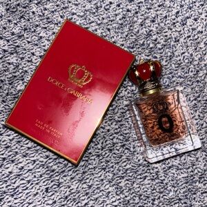 Dolce & Gabbana “Q” Eau de Parfum with Regal Red and Gold Design 1.7 oz open box